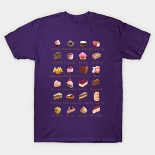 Chocolate and Red Berries Delicious Candy Sweets T-Shirt